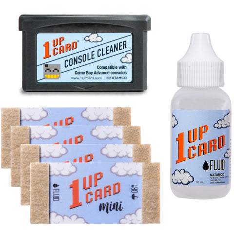 1UPcard™ Cleaning Kit Compatible With Game Boy Advance - Bundle (save 12%)